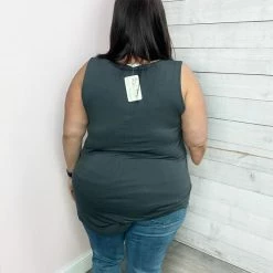 Zenana "Smile" V Neck Tank Clothing 18 Zenana