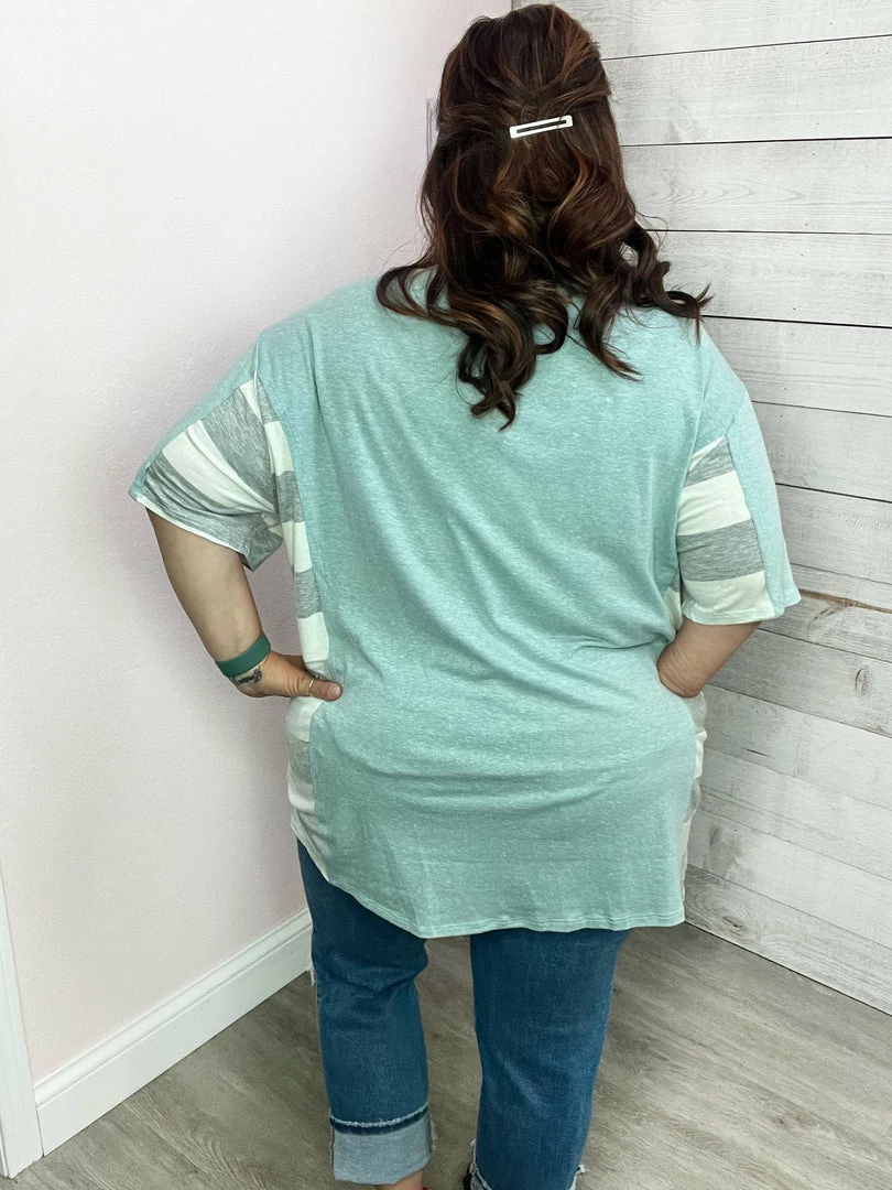 Adora "Just Relax" Short Sleeve Relaxed Top 4 Adora "Just Relax" Short Sleeve Relaxed Top