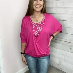 Celeste "Out Of Office" Two Piece Top- Floral