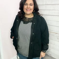 Blu Pepper Clothing "Effortless Vibes" Lightweight Woven Jacket *FINAL SALE*