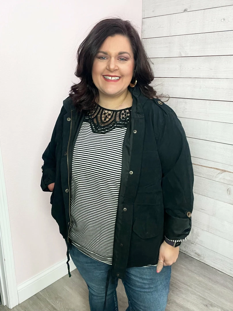 Blu Pepper Clothing "Effortless Vibes" Lightweight Woven Jacket *FINAL SALE* 2 Blu Pepper Clothing "Effortless Vibes" Lightweight Woven Jacket *FINAL SALE*