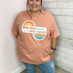 Haute Mess Clothing The Sun Must Set To Rise Again Graphic Tee *FINAL SALE*