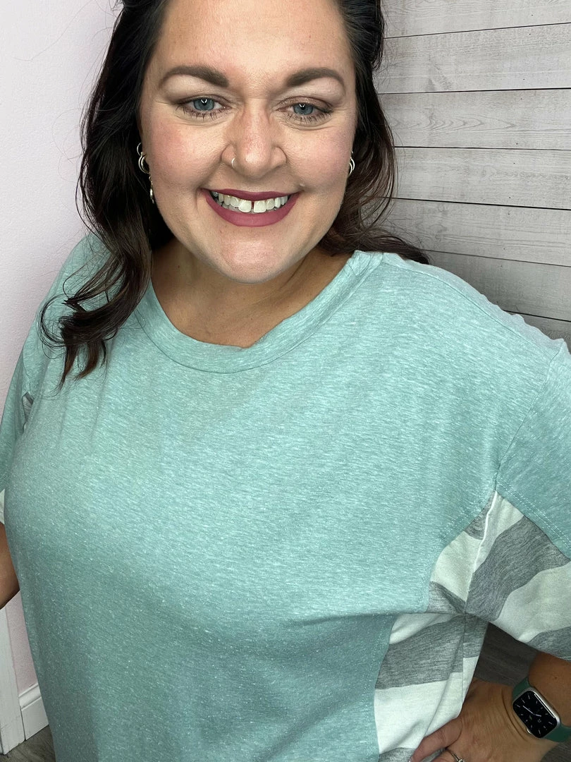 Adora "Just Relax" Short Sleeve Relaxed Top 3 Adora "Just Relax" Short Sleeve Relaxed Top