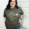 Accessorize Me Love And Be Loved Graphic Tee Clothing