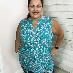 Honeyme "Ready To Impress" Gabby Sleeveless Blouse Top Clothing