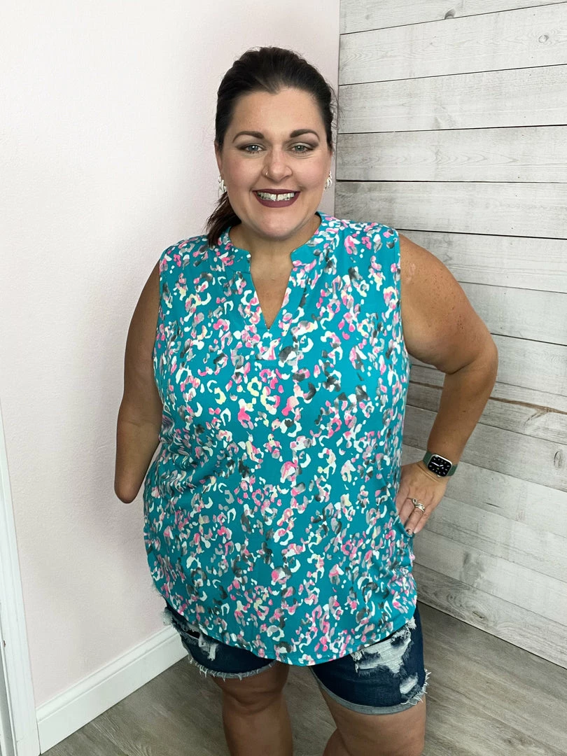 Honeyme "Ready To Impress" Gabby Sleeveless Blouse Top Clothing 2 Honeyme "Ready To Impress" Gabby Sleeveless Blouse Top Clothing