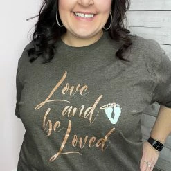 Accessorize Me Love And Be Loved Graphic Tee Clothing