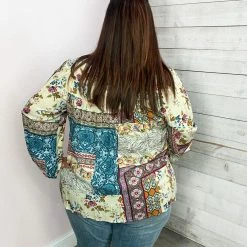 Vanilla Bay "Mixed Feelings" Bohemian Long Sleeve Top Clothing 6 Vanilla Bay