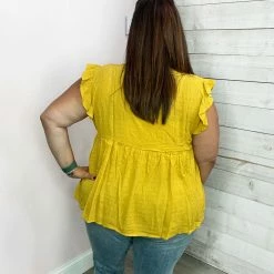 Haptics "Gold Coast" Crochet Lace Babydoll Top Clothing 9 Haptics