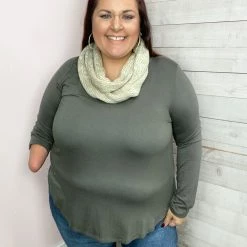 Accessorize Me New Arrivals "Leo" Gold Shimmer Infinity Scarf