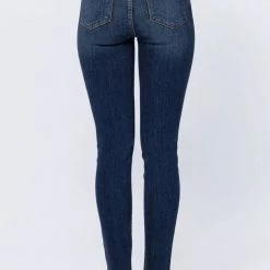 Judy Blue Hi-Rise Button Fly Skinny- 82318 Clothing