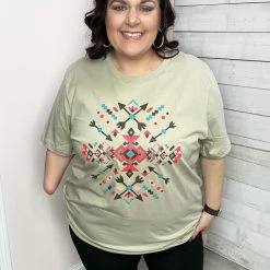 Real McCoy Aztec Arrows Graphic Tee Clothing