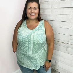 Mittoshop "Made For Vacay" Patch Paisley Tank Top