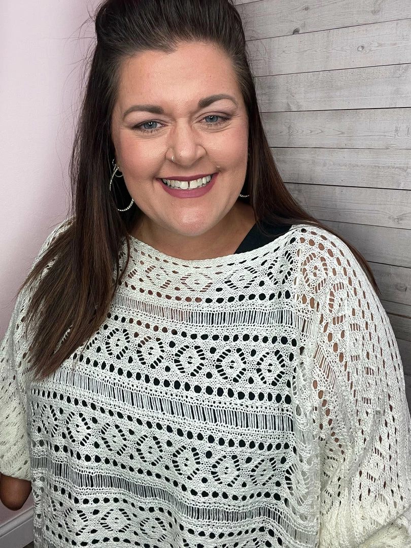 Ps Kate "Make A Difference" Knit Sweater Coverup Clothing 3 Ps Kate "Make A Difference" Knit Sweater Coverup Clothing