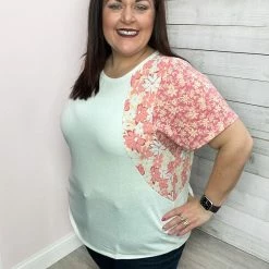 Andree Clothing "Pleasant Surprise" Floral Colorblock Top *FINAL SALE* 8 Andree Clothing