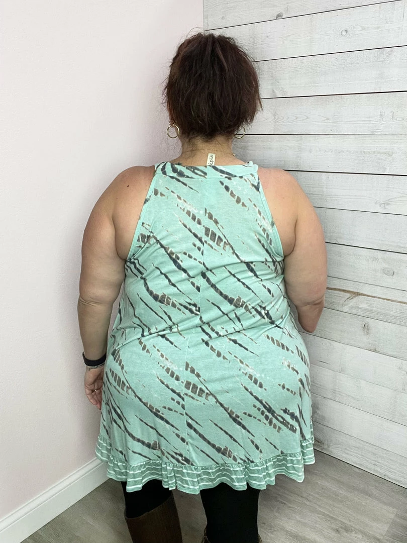 Crepas Clothing "Ocean Break" Mint Tank *FINAL SALE* 3 Crepas Clothing "Ocean Break" Mint Tank *FINAL SALE*