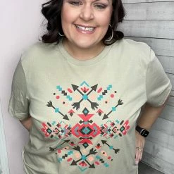 Real McCoy Aztec Arrows Graphic Tee Clothing