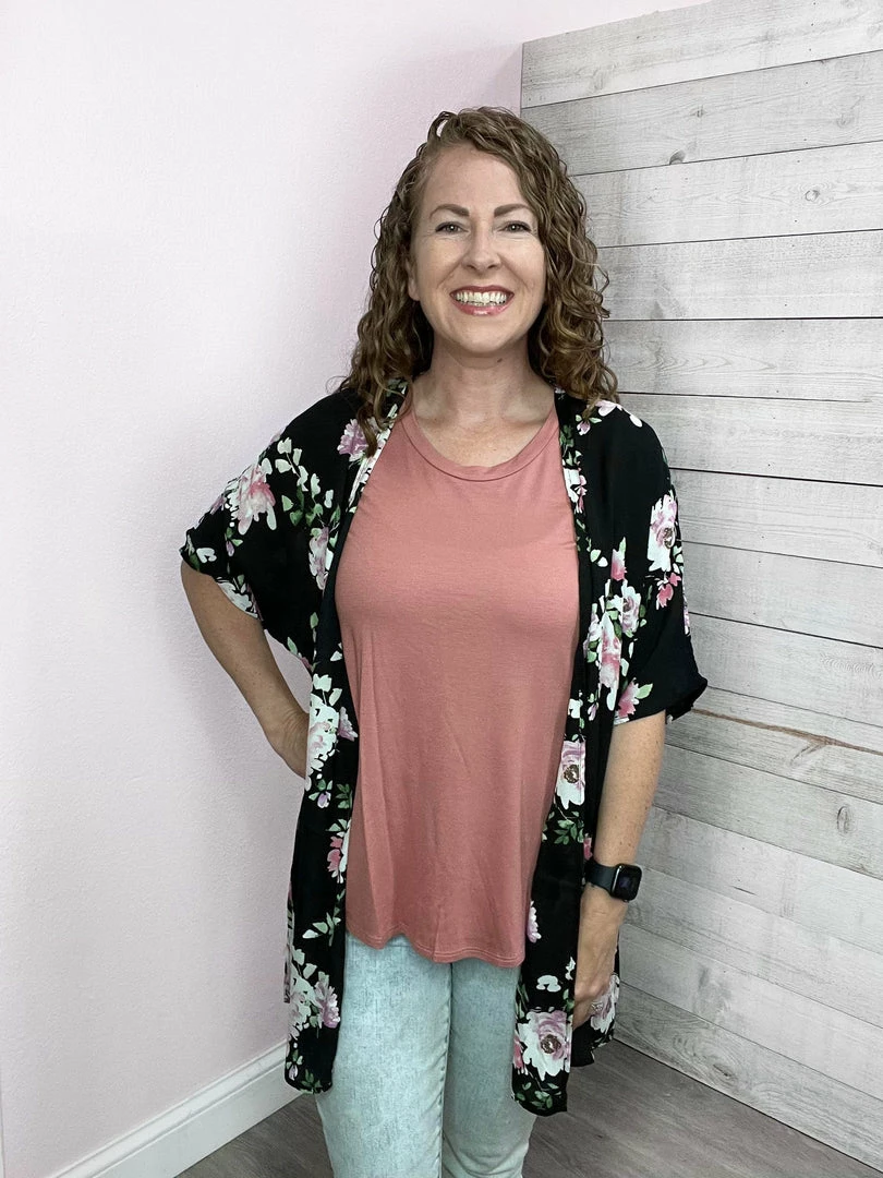 Honeyme "Time To Bloom" Floral Kimono 2 Honeyme "Time To Bloom" Floral Kimono
