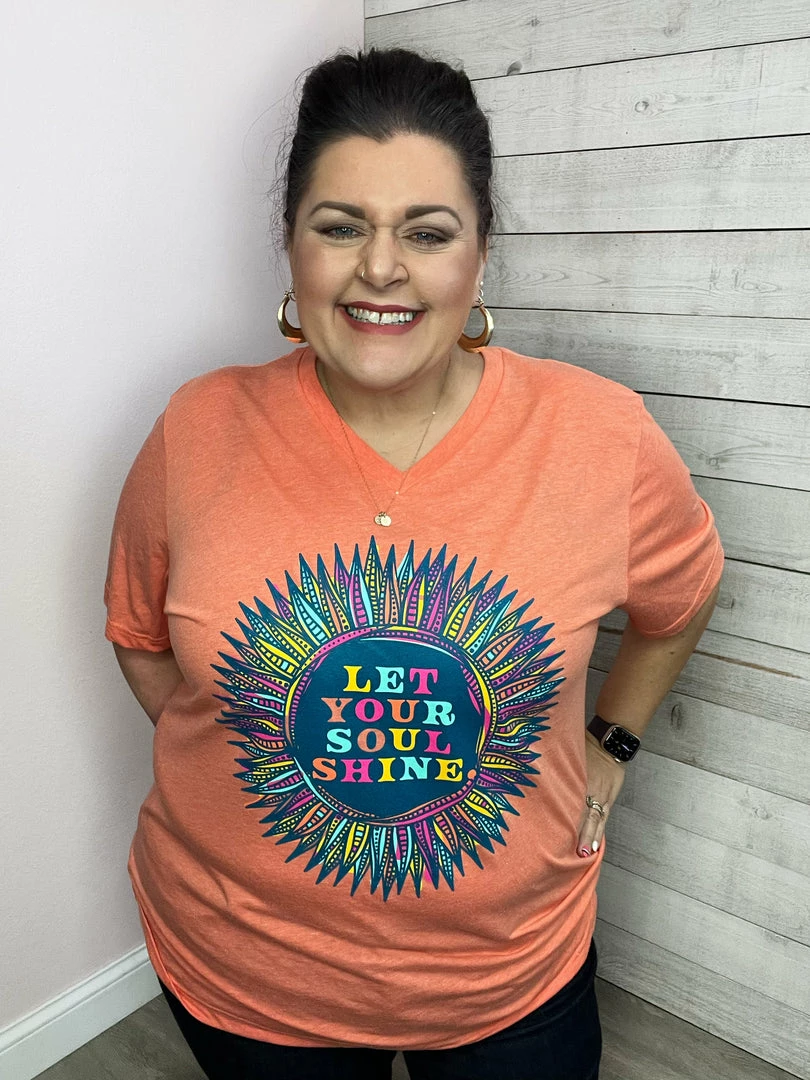 Oliver & Otis Clothing Let Your Soul Shine Graphic Tee 1 Oliver & Otis Clothing Let Your Soul Shine Graphic Tee