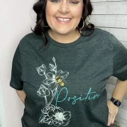 Real McCoy Clothing Bee Positive Graphic Tee