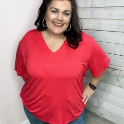 Sew In Love Clothing "Classic Comfort" V Neck Short Sleeve Top 18 Sew In Love Clothing