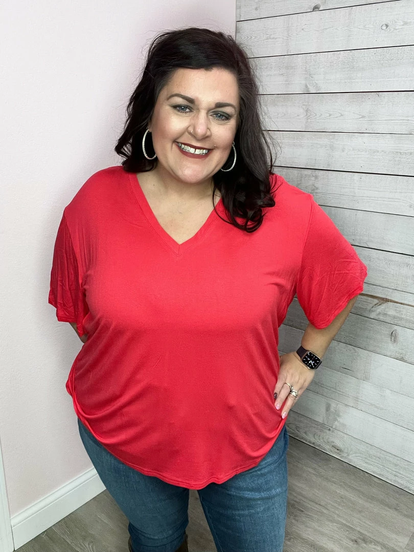 Sew In Love Clothing "Classic Comfort" V Neck Short Sleeve Top 8 Sew In Love Clothing "Classic Comfort" V Neck Short Sleeve Top