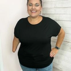 White Birch "Set You Free" Laser Cut Top- Black