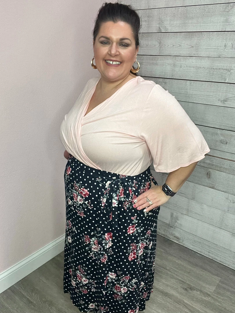 Chris & Carol Clothing "Brand New Look" Floral Polka Dot Dress *FINAL SALE* 5 Chris & Carol Clothing "Brand New Look" Floral Polka Dot Dress *FINAL SALE*