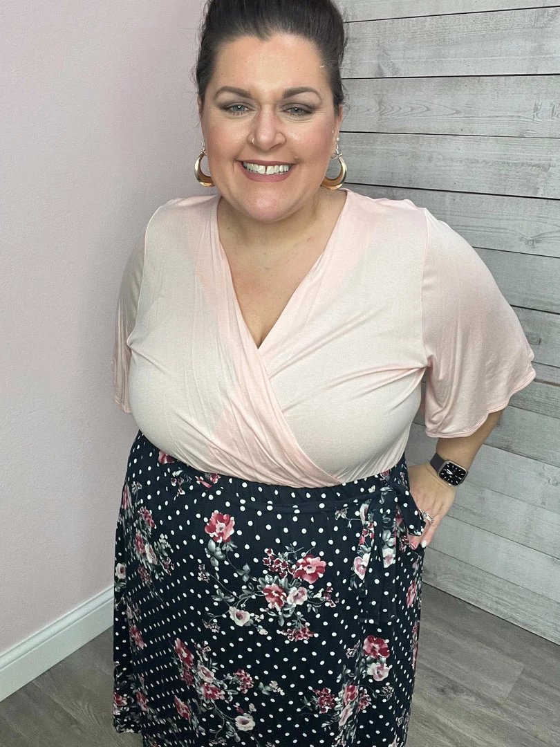 Chris & Carol Clothing "Brand New Look" Floral Polka Dot Dress *FINAL SALE* 4 Chris & Carol Clothing "Brand New Look" Floral Polka Dot Dress *FINAL SALE*