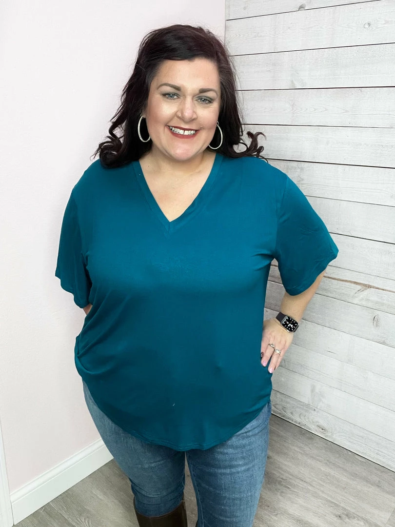 Sew In Love Clothing "Classic Comfort" V Neck Short Sleeve Top 5 Sew In Love Clothing "Classic Comfort" V Neck Short Sleeve Top