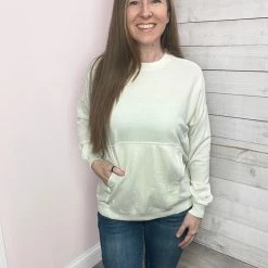 Sew In Love "Best Behavior" Crewneck Sweatshirt- Ivory **Sales Are Final** Clothing