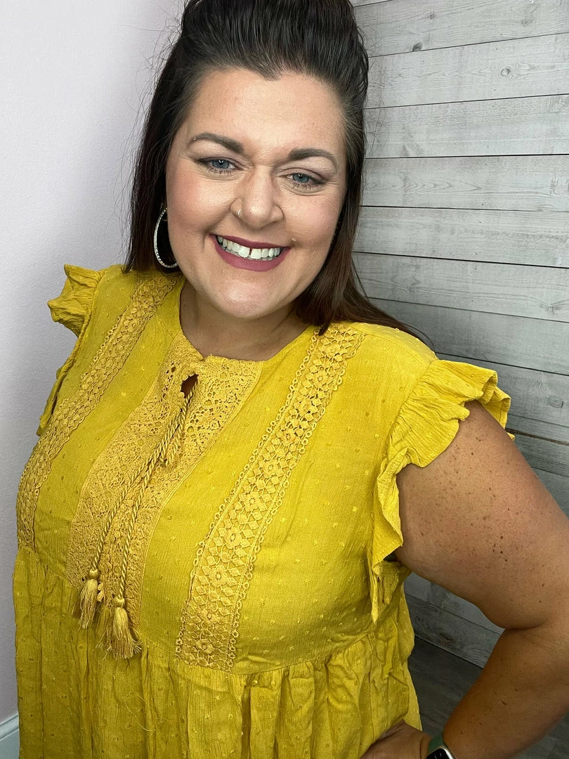 Haptics "Gold Coast" Crochet Lace Babydoll Top Clothing 4 Haptics "Gold Coast" Crochet Lace Babydoll Top Clothing