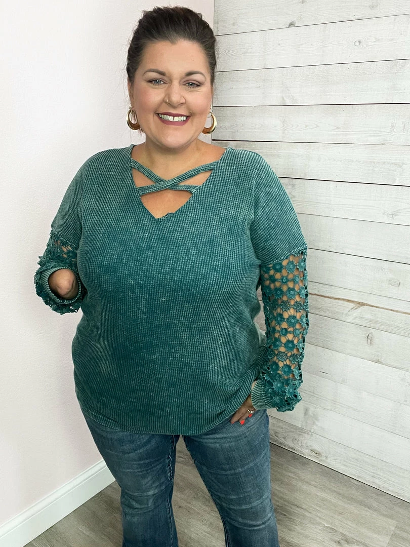 White Birch "Sweetest Dream" Lace Long Sleeve Top 1 White Birch "Sweetest Dream" Lace Long Sleeve Top