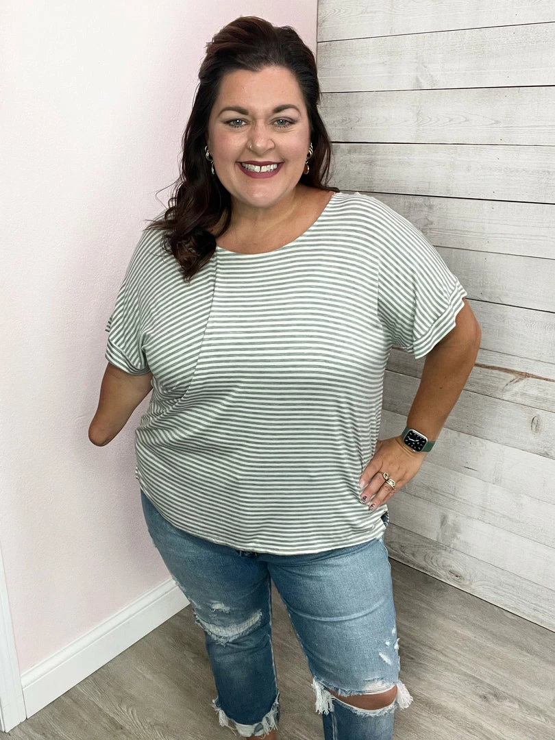 Ps Kate "Boat Life" Stripe Top W/Back Bar Clothing 1 Ps Kate "Boat Life" Stripe Top W/Back Bar Clothing