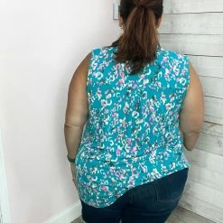 Honeyme "Ready To Impress" Gabby Sleeveless Blouse Top Clothing 7 Honeyme