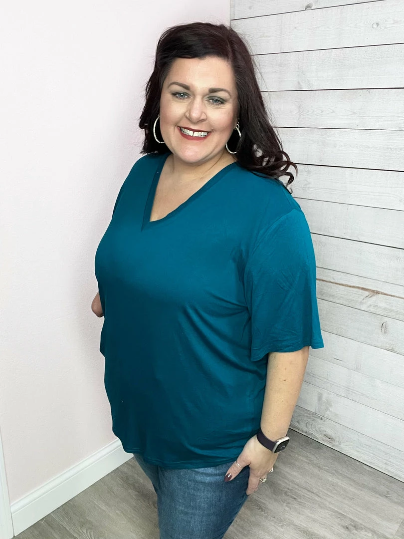 Sew In Love Clothing "Classic Comfort" V Neck Short Sleeve Top 6 Sew In Love Clothing "Classic Comfort" V Neck Short Sleeve Top