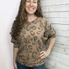 Crepas Clothing "Comfy And Wild" Animal Print Top *FINAL SALE*