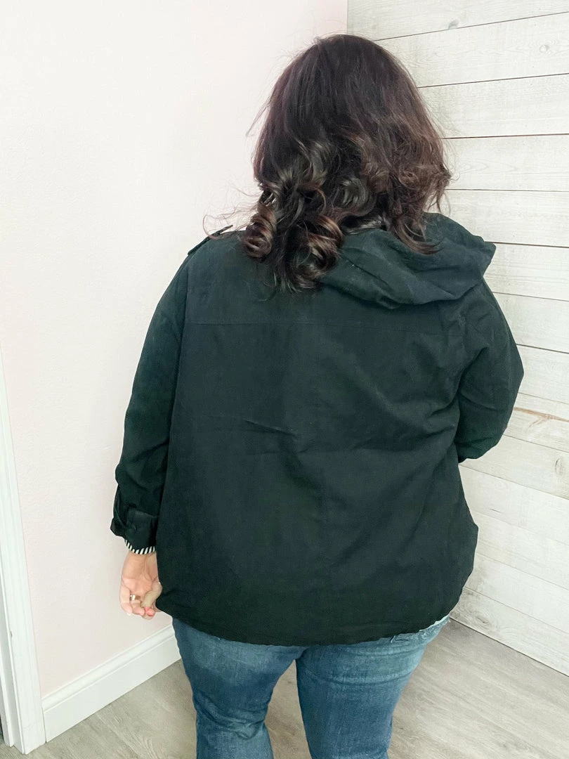 Blu Pepper Clothing "Effortless Vibes" Lightweight Woven Jacket *FINAL SALE* 4 Blu Pepper Clothing "Effortless Vibes" Lightweight Woven Jacket *FINAL SALE*