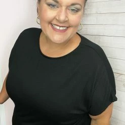 White Birch "Set You Free" Laser Cut Top- Black 7 White Birch