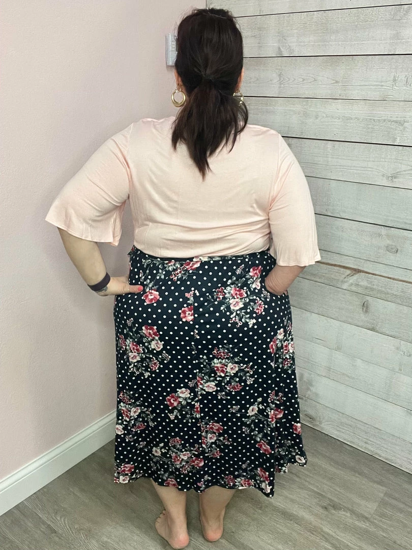 Chris & Carol Clothing "Brand New Look" Floral Polka Dot Dress *FINAL SALE* 3 Chris & Carol Clothing "Brand New Look" Floral Polka Dot Dress *FINAL SALE*