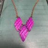 Moe & Arrow Boutique Copper Necklace With Purple Pendants *FINAL SALE* New Arrivals