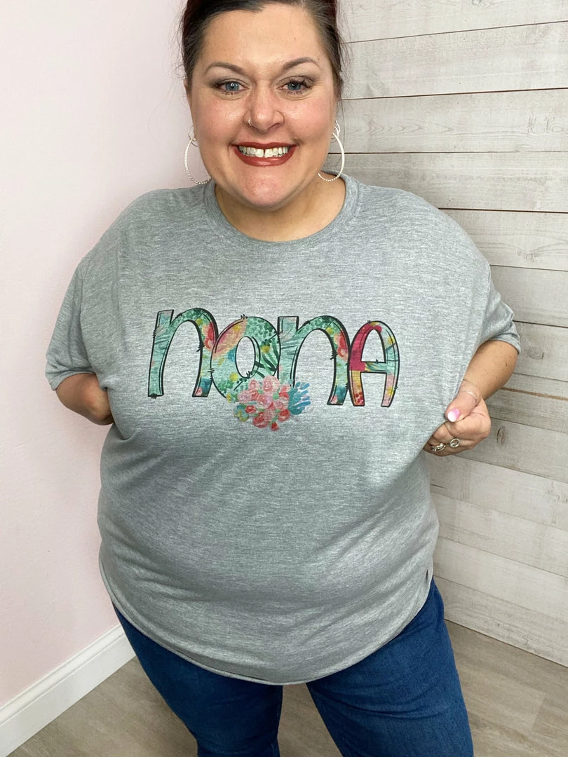 Fox And Owl NANA Floral Graphic Tee *FINAL SALE* Clothing 1 Fox And Owl NANA Floral Graphic Tee *FINAL SALE* Clothing