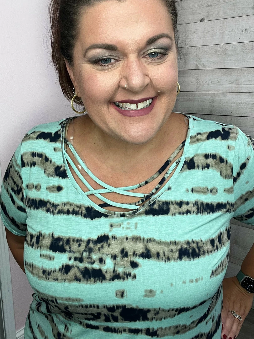 Sew In Love "Vibe Check" Criss Cross Top 3 Sew In Love "Vibe Check" Criss Cross Top