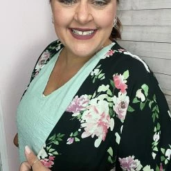 Honeyme "Time To Bloom" Floral Kimono 6 Honeyme