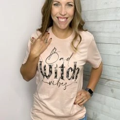 Swag Tees Bad Witch Vibes Graphic Tee