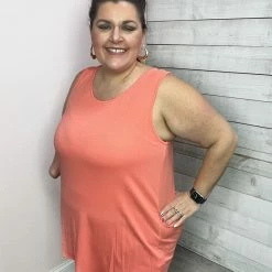 Chris & Carol "Basic Need" Solid Knit Tank Top Clothing