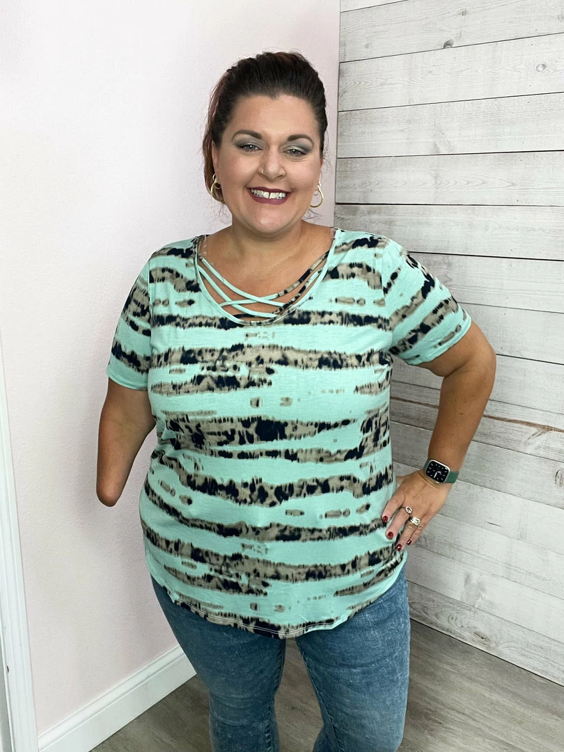 Sew In Love "Vibe Check" Criss Cross Top 2 Sew In Love "Vibe Check" Criss Cross Top