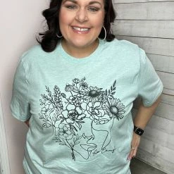 Real McCoy I Am Enough Graphic Tee Clothing