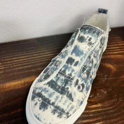 Corkys Clothing "Babalu" Blue Tie Dye Slip On Sneaker