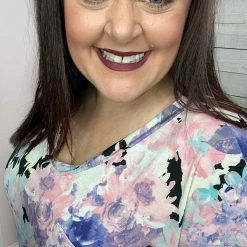 Sew In Love Clothing "Never Miss Out" V Neck Top- Floral Print *FINAL SALE* 8 Sew In Love Clothing